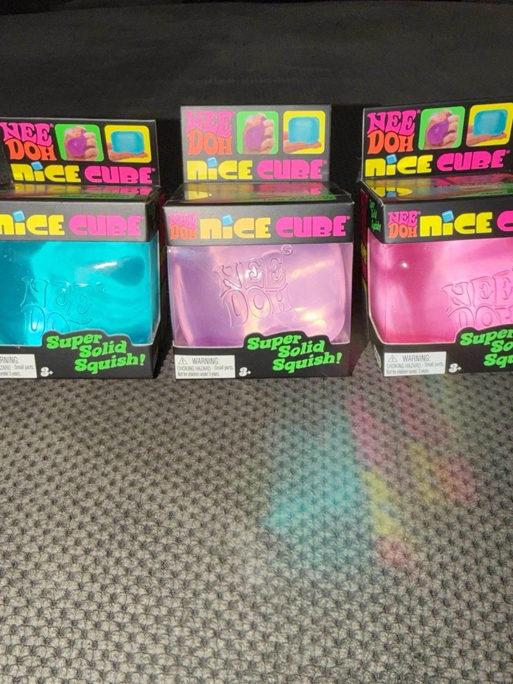 Official schylling Needoh Nice Cube Super Solid Squish - 3 colors available